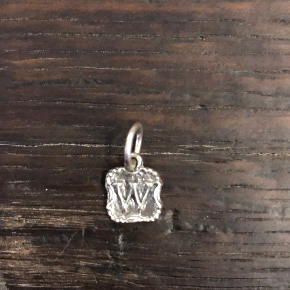Letter “W” Crest Insignia Charm Waxing Poetic